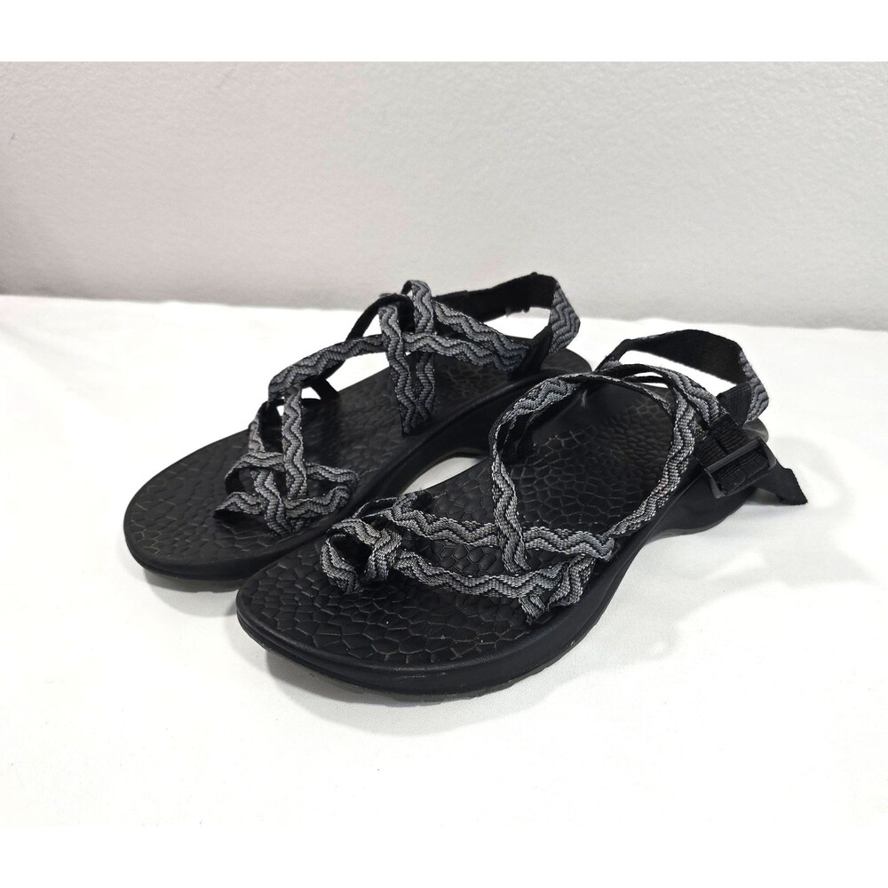 Chaco Women's ZX2 Classic Gray Loom Flat Sandals Shoes 8 hiking walking outdoors